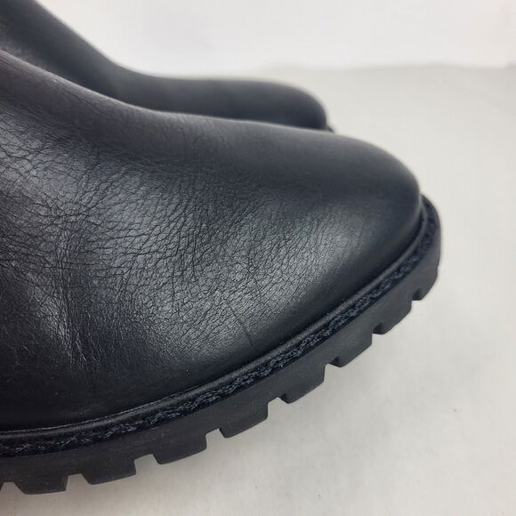 Lucky Brand Kenadie Women's Riding Ankle Boot Black Leather Size 10 M - Picture 9 of 16